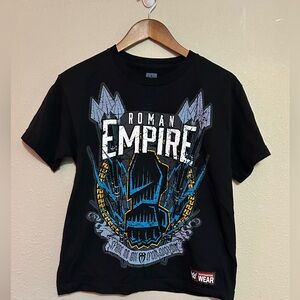 WWE Authentic Roman Reigns Roman Empire T-Shirt Youth Size Large